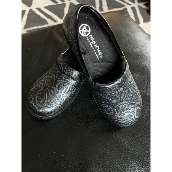 Easy Street Laurie Slip Resistant Comfortable Silver Artisan T1 Shoes Size 6.5M - Picture 5 of 12